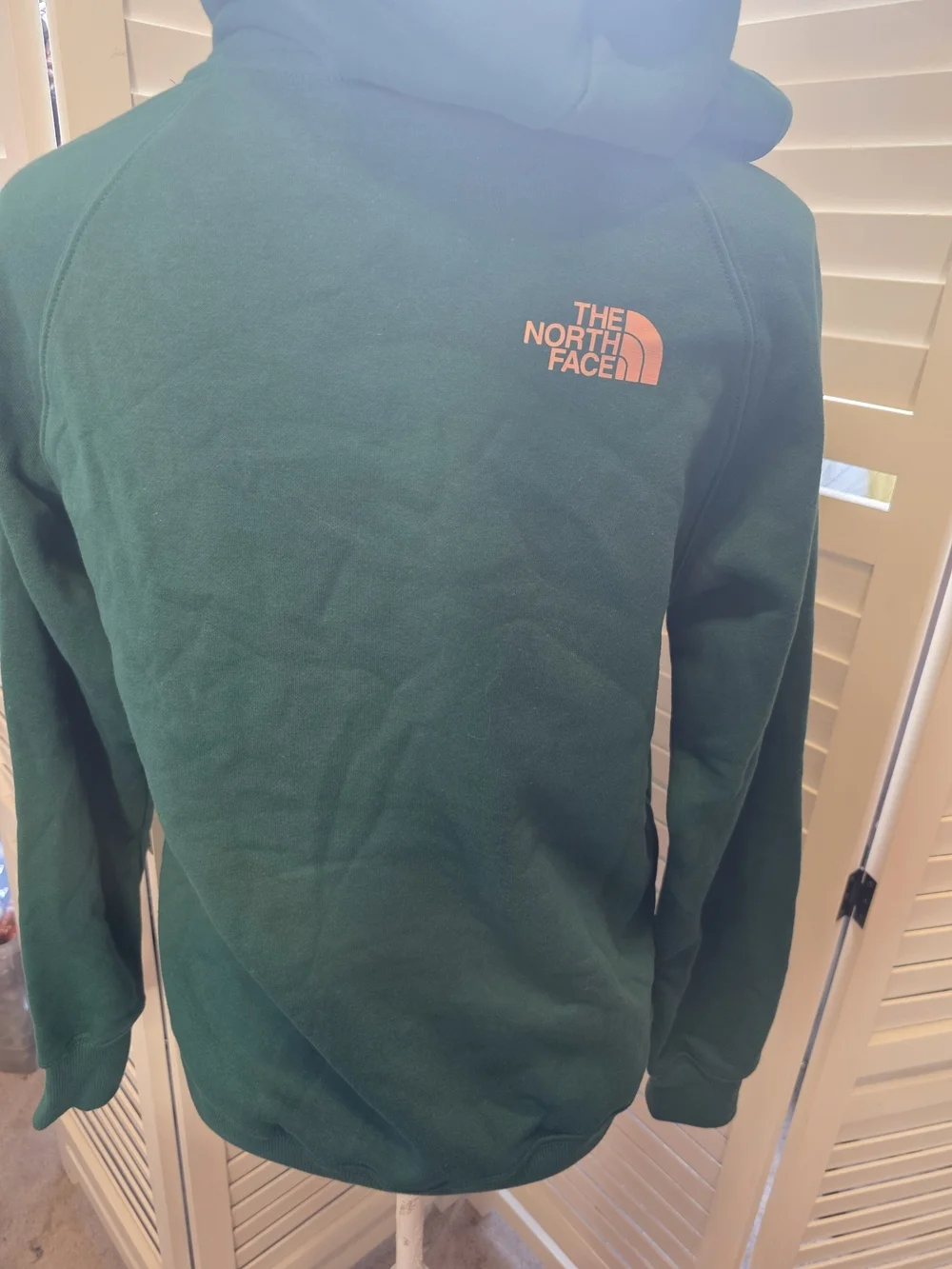 The North Face Men's Green Logo Hoodie 1462 PIT TO PIT 20 SMALL